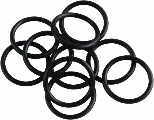 O-Ring: 0.562" ID x 0.687" OD, 0.062" Thick, Dash 015, Nitrile Butadiene Rubber