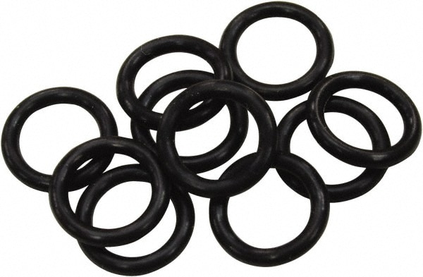 O-Ring: 0.312" ID x 0.437" OD, 0.062" Thick, Dash 009, Nitrile Butadiene Rubber