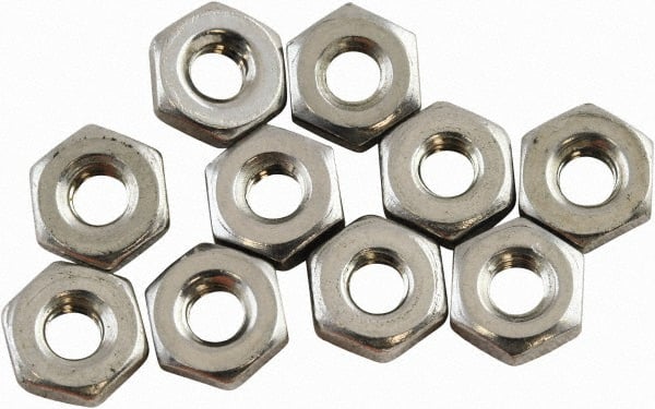 Acorn Engineering 0302-003-001 #8-32 UNF Stainless Steel Right Hand Hex Nut 