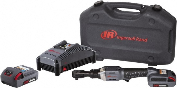 Ingersoll Rand R3150-K22 Cordless Ratchet: 20V, 1/2" Drive, 225 RPM, 54 ft/lb Torque 