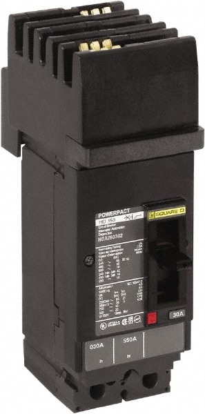 Square D HDA261002 100 Amp, 600 VAC, 2 Pole, Plug In Molded Case Circuit Breaker Image