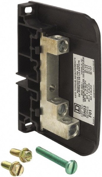 Square D SN03 Safety Switch Accessories; Switch Accessory Type: Neutral Block ; For Use With: Heavy Duty Safety Switches Series F1, F5, & F6 Image