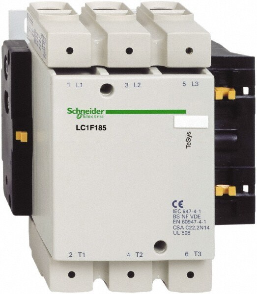 3 Pole, 127 Coil VAC at 50-400 Hz and 127 Coil VDC, 170 Amp at 440 VAC, 185 Amp at 440 VAC and 275 Amp at 440 VAC, Nonreversible IEC Contactor