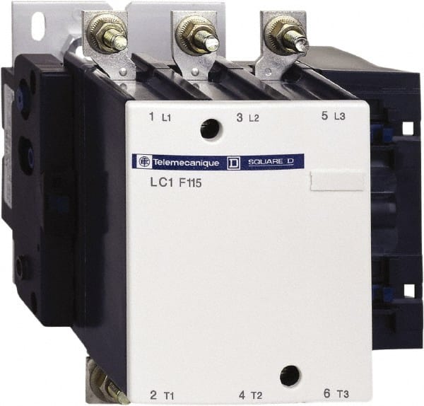 Schneider Electric LC1F115 IEC Contactor: 3 Poles 