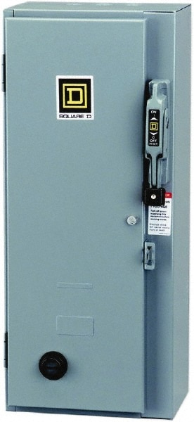 3 Pole, 600 VAC, 18 Continuous Amp, 5 hp, Enclosed NEMA Combination Starter