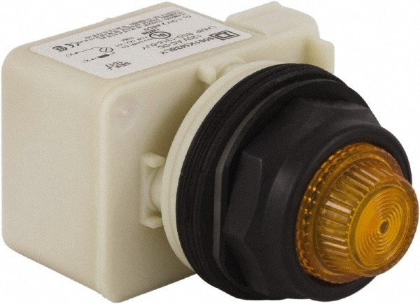 Schneider Electric 9001SKP38LYA31 120 V Amber Lens LED Indicating Light Image