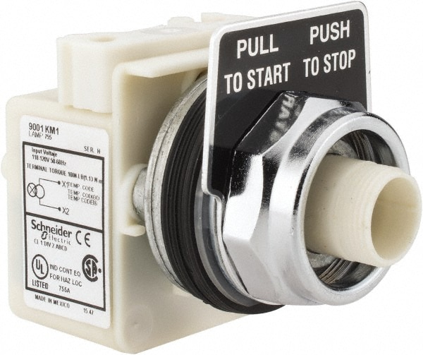 Schneider Electric 9001KR9P1 Push-Button Switch: 30 mm Mounting Hole Dia, Maintained (MA) Image