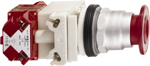 Schneider Electric 9001KR8P1RH25 Push-Button Switch: 30 mm Mounting Hole Dia, Maintained (MA) & Momentary (MO) Image