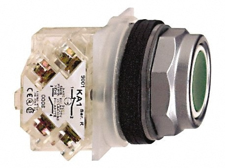 Schneider Electric 9001KR1GH13 Push-Button Switch: 30 mm Mounting Hole Dia, Momentary (MO) Image