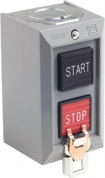 Schneider Electric 9001BG204 Push-Button Control Station: Momentary, NO/NC, Start & Stop Image