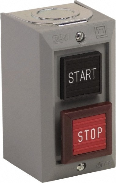 Schneider Electric 9001BG203 Push-Button Control Station: Momentary, NO/NC, Start & Stop Image