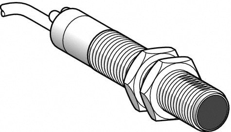 Telemecanique Sensors XU2M18MA230 Cable Connector, 15m Nominal Distance, Shock and Vibration Resistant, Through Beam Photoelectric Sensor Image