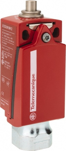 Telemecanique Sensors XCSD3910N12 NO/2NC Configuration, Multiple Amp Level, Metal Plunger Safety Limit Switch Image