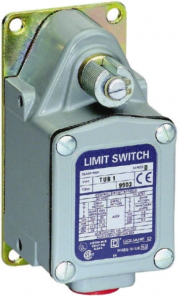 Square D 9007TUB4M12 General Purpose Limit Switch: SPDT, Rotary Spring Return, Side Image