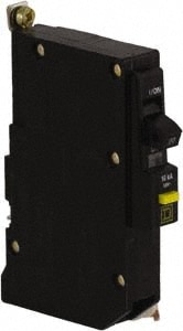 Square D QOB115GFI 15 Amp, 120 VAC, 1 Pole, Bolt On Residual Current Circuit Breaker with Overcurrent Protection Image