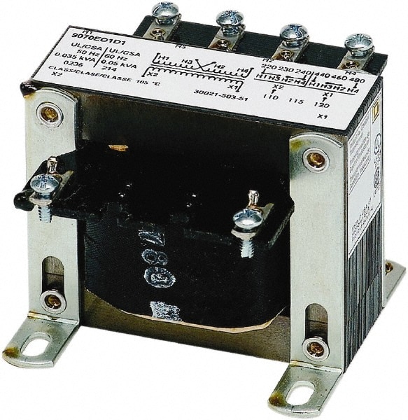 Square D 9070EO1D1 1 Phase, 50 VA, Control Transformer Image