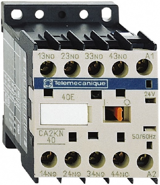 Schneider Electric CA2KN40F7 4NO, 110 VAC at 50/60 Hz Control Relay Image