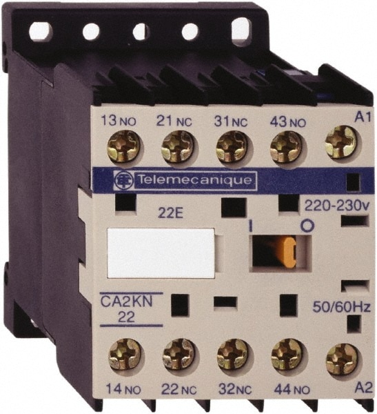 Schneider Electric CA2KN31F7 3NO/NC, 110 VAC at 50/60 Hz Control Relay Image