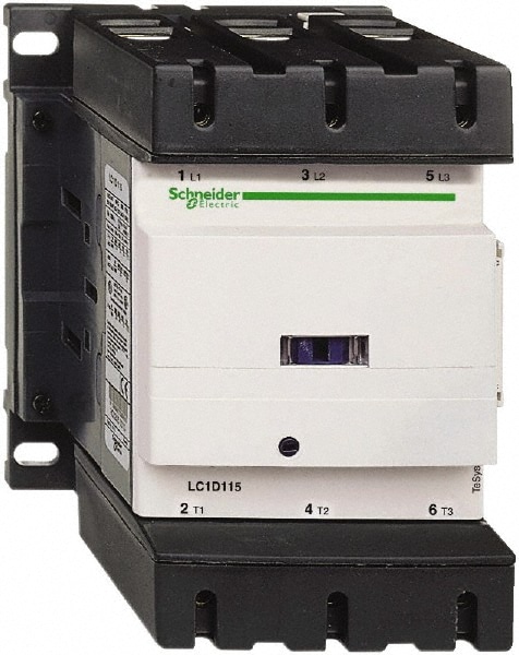 Schneider Electric LC1D115F7 IEC Contactor: 3 Poles, NC & NO Image