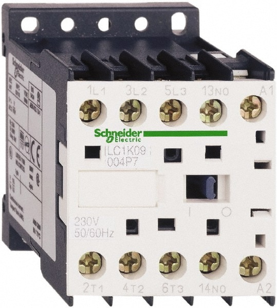 Schneider Electric LC1K09004F7 IEC Contactor: 4 Poles Image