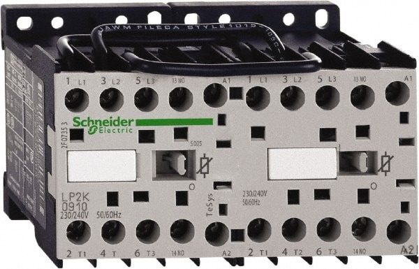 Schneider Electric LP2K0610BD IEC Contactor: 3 Poles, NO Image