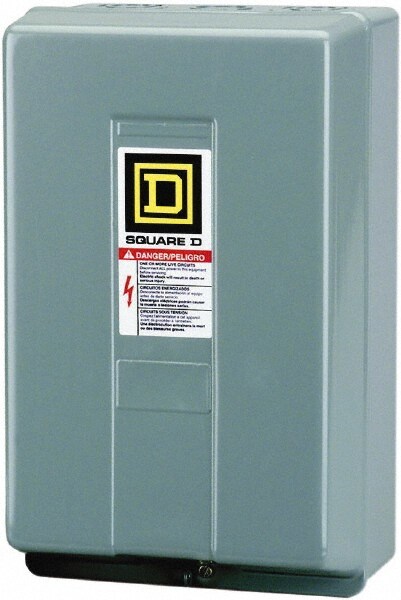 1 NEMA Rated, 3 Pole, Electrically Held Lighting Contactor