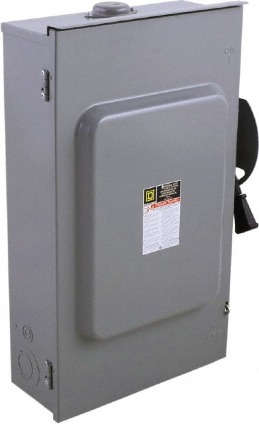 Square D D224NRB Safety Switch: NEMA 3R, 200 Amp, 240V, Fused Image