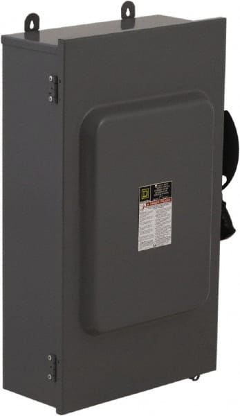 Square D HU364AWK Safety Switch: NEMA 12 & 3R, 200 Amp, 600VAC/VDC 