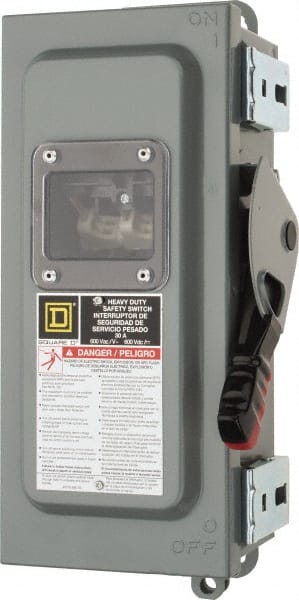 Safety Switch: NEMA 12 & 3R, 30 Amp, 600VAC/VDC