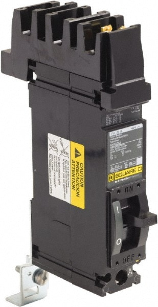 Square D FH16020A 20 Amp, 125 VDC, 277 VAC, 1 Pole, Plug On Molded Case Circuit Breaker Image