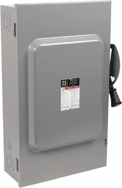 Square D DU324 Safety Switch: NEMA 1, 200 Amp, 240V Image