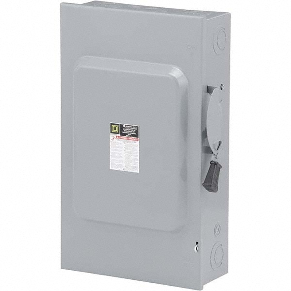 Square D D224N Safety Switch: NEMA 1, 200 Amp, 240V, Fused Image