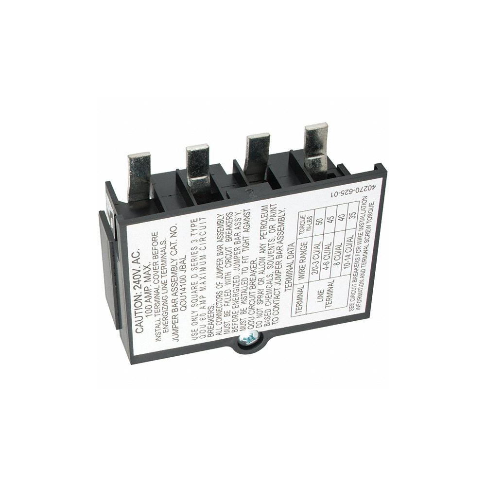 Square D 100 Amp Circuit Breaker Jumper Bar Assembly 69668937 MSC