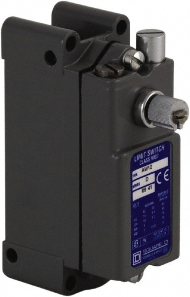 Square D 9007AW12 General Purpose Limit Switch: SPDT, NC, Rotary Head, Side Image