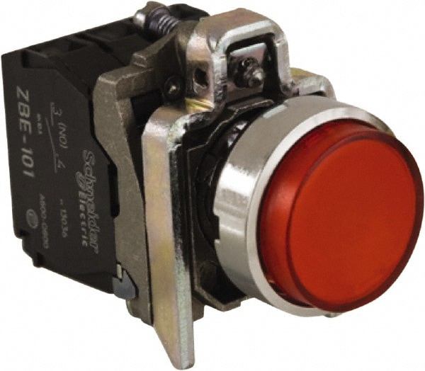 Schneider Electric XB4BW14B5 Push-Button Switch: 0.87" Mounting Hole Dia, Momentary (MO) Image