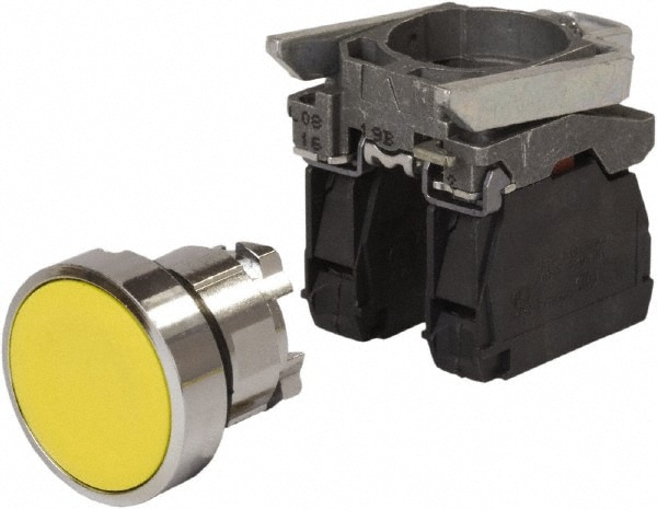 Schneider Electric XB4BA55 Push-Button Switch: 0.87" Mounting Hole Dia, Momentary (MO) Image