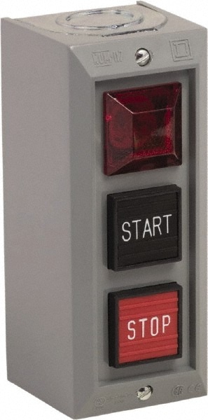 Schneider Electric 9001BG308 Push-Button Control Station: Momentary, NO/NC, Start & Stop Image