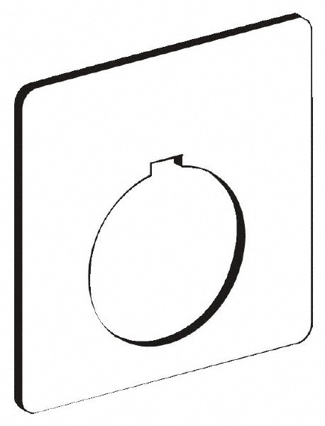 Square, Plastic Legend Plate - Blank