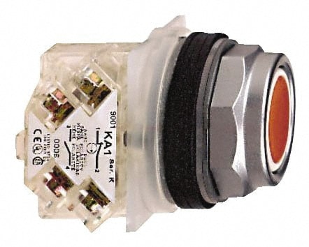 Schneider Electric 9001KR1RH13 Push-Button Switch: 30 mm Mounting Hole Dia, Momentary (MO) Image