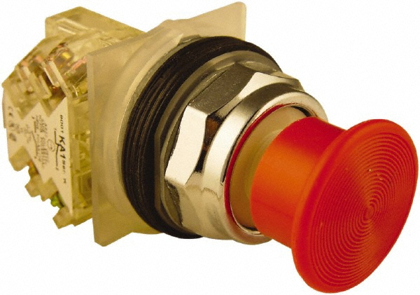Schneider Electric 9001KR24RH13 Push-Button Switch: 30 mm Mounting Hole Dia, Momentary (MO) Image