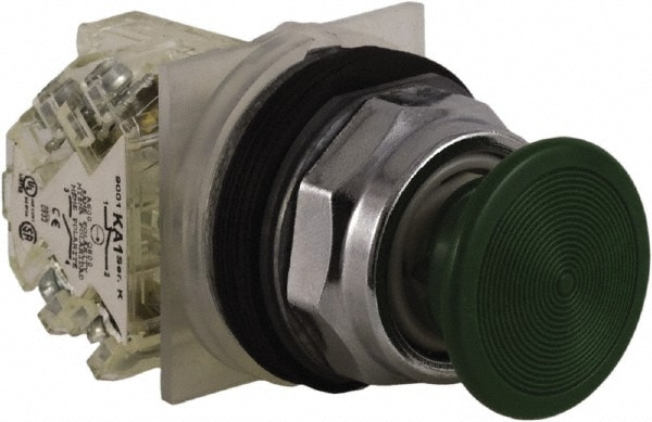 Schneider Electric 9001KR4GH13 Push-Button Switch: 30 mm Mounting Hole Dia, Momentary (MO) Image