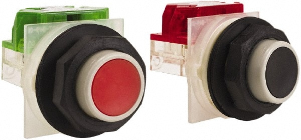 Schneider Electric 9001SKRU10 Push-Button Switch: 30 mm Mounting Hole Dia, Momentary (MO) Image