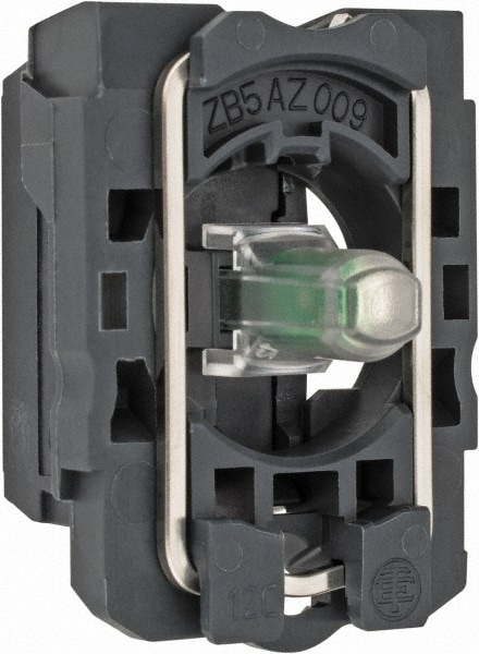 Schneider Electric ZB5AVJ3 12 V Green Lens LED Indicating Light Image