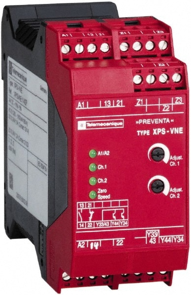 Schneider Electric XPSVNE3442P 115 VAC, 7.5 VA Power Rating, Electromechanical & Solid State Screw Clamp General Purpose Relay Image