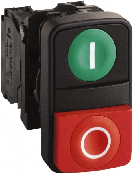 Schneider Electric XB5AL73415 Push-Button Switch: 22 mm Mounting Hole Dia, Momentary (MO) Image