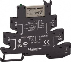 Schneider Electric RSL1PRFU 1,500 VA Power Rating, Electromechanical Spring General Purpose Relay Image