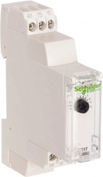 Schneider Electric RE17RBMU 100 hr Delay, Multiple Range SPDT Time Delay Relay Image