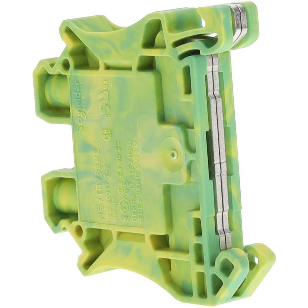 1 Pole, 1,000 Volt, -40 to 266°F, DIN Rail Mount, Polyamide Grounding Terminal Block
