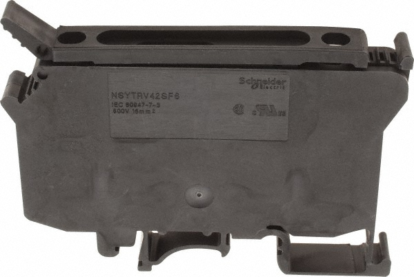 1 Pole, 500 Volt, 10 Amp, -40 to 266°F, DIN Rail Mount, Polyamide Fused Terminal Block