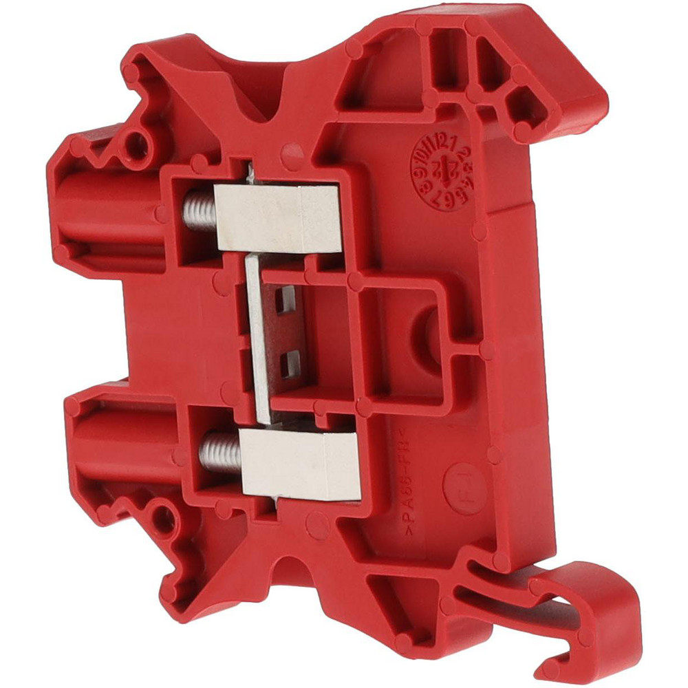 1 Pole, 1,000 Volt, 32 Amp, -40 to 266°F, DIN Rail Mount, Polyamide Passthrough Terminal Block